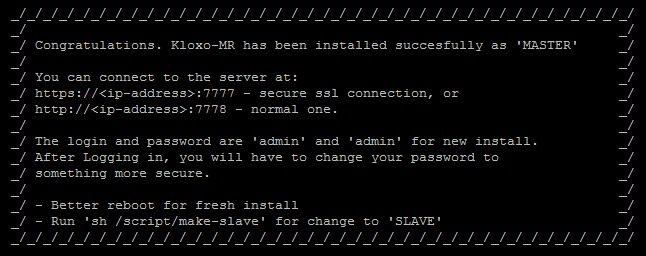 Cara install Kloxo-MR